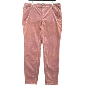 Old Navy Satin rosa Rockstar 5 Taschen Gürtelschlaufen Stretch Jeans Hose Größe 16 - Bild 1 von 7