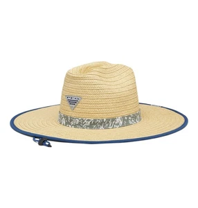 Columbia Unisex PFG BAHA Straw Hat, Cypress Kona Print, Small/Medium - Picture 1 of 3