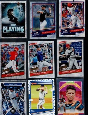 2020 DONRUSS BASEBALL COMPLETE YOUR SET INSERTS Buy MORE SAVE MORE - Image 1 of 4