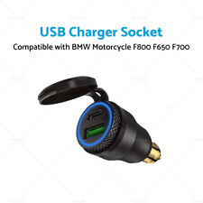 Suitable For BMW Ducati Motorcycle Dual USB Charger Hella DIN Type C Plug Socket