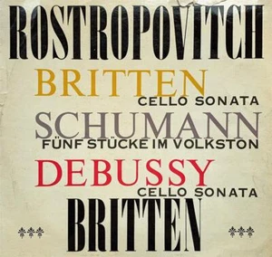 Benjamin Britten - Cello Sonata / Fünf Stücke Im Volkston [LP] | Decca l NM/G - Picture 1 of 2