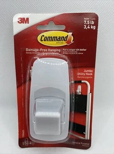 Gancho de capacidad Command White 7,5 lb, organizar sin daños, 1 gancho - sellado - Imagen 1 de 1