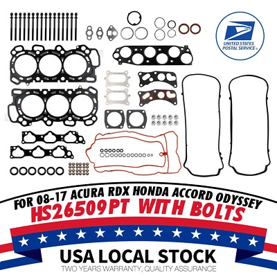 Juego de pernos de junta de culata HS26509PT MLS aptos para Honda Crosstour 2012-2015 3,5 L V6 Foto 1 de 4