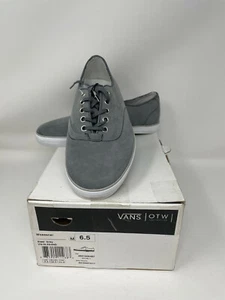 NEW with box VANS OTW WOESSNER Casual Skateboard Sneaker Shoes Grey Suede M 6.5 - Picture 1 of 2