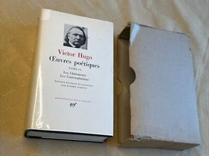 Victor Hugo Oeuvres Poetiques Volume II in French Gallimard 1967 Hardcover - Picture 1 of 10