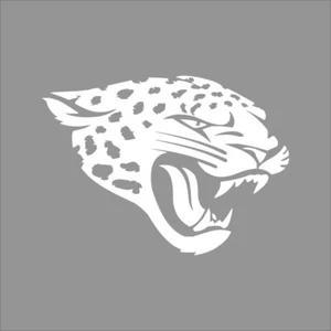 Jacksonville Jaguars #2 Logotipo del equipo de la NFL 1 color calcomanía de vinilo pegatina ventana pared - Imagen 1 de 7