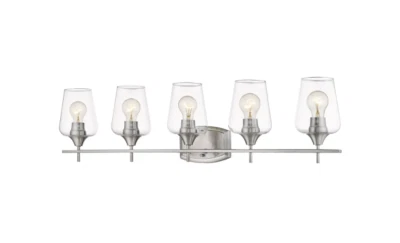 Z-Lite 473-5V-BN Joliet 5 luces 38" de ancho tocador de baño luz Foto 1 de 2