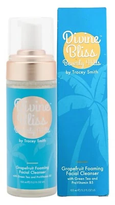 Limpiador facial espumoso Divine Bliss pomelo 5,2 fl oz Pro Vitamina B5 ¡Nuevo! Foto 1 de 4