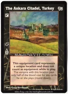 The Ankara Citadel, Turkey Ancient Hearts V:TES VTES Vampire CCG - Picture 1 of 1