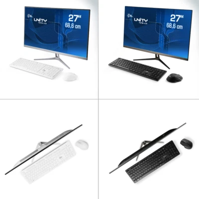 All-In-One-PC 27 Zoll Windows 11 Computer Intel N200 4x 3,7GHz schlank & lautlos - Bild 1 von 4