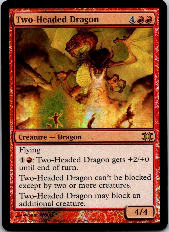 Magic the Gathering Two-Headed Dragon From The Vault: Dragons MTG Free Shipping! - Image 1 of 1