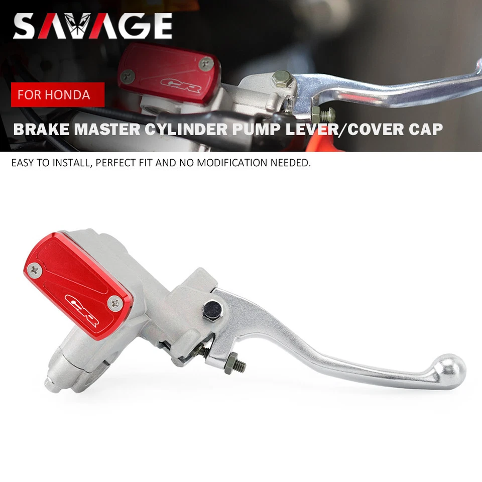 Para HONDA CR250R CB500R CR85R/RB 80R Cilindro maestro de freno Bomba Palanca/Tapa de cubierta Foto 1 de 1