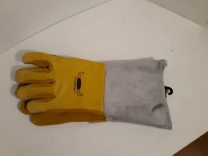 Guantes de soldadura grandes de cuero de vaca Weldas hechos con costuras de Kevlar 10-2750L - Imagen 1 de 5