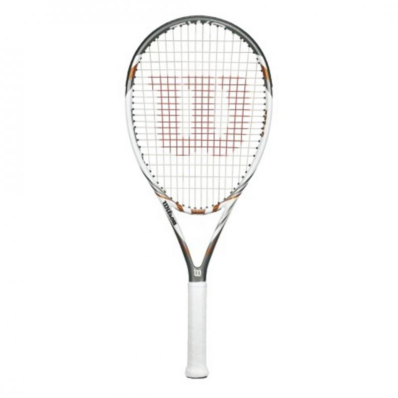 Wilson Two White besaitet Griff L3 4 3/8 Tennisschläger Tennisracket - Bild 1 von 1