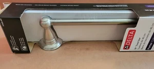 DELTA Porter Collection PTR18-BN 18 in Towel Bar Rail Brushed Nickel Finish - Picture 1 of 3