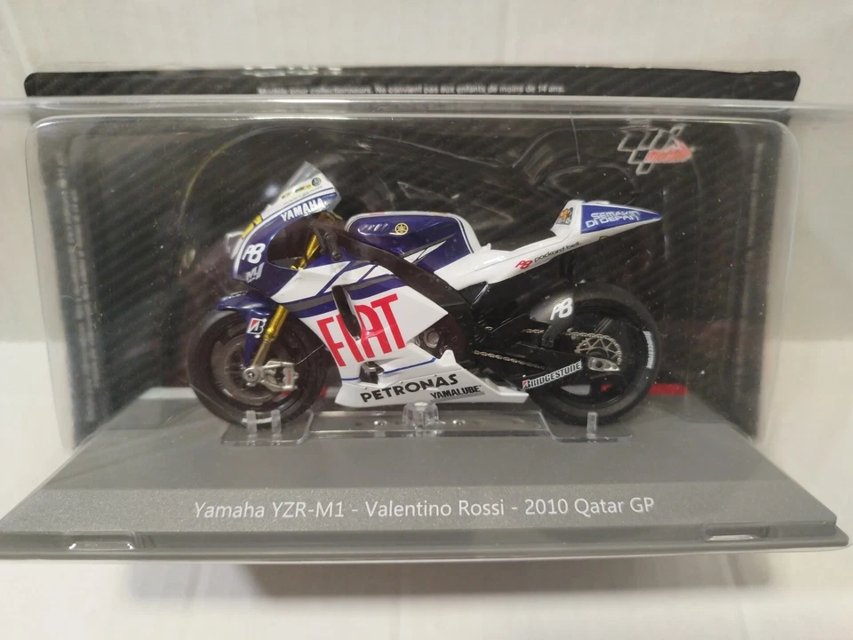 Yamaha YZR-M1 Valentino Rossi 2010 Qatar GP 1:18 Moto GP  - Imagen 1 de 4