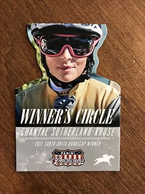 Chantal Sutherland Kruse 2015 Panini Americana Winner's Circle #1 Jockey - Image 1 of 2