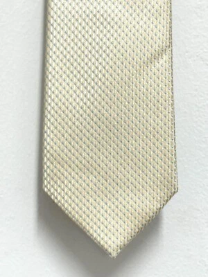 Corbata Alfani para hombre ajustada ordenada amarilla talla regular * Foto 1 de 4