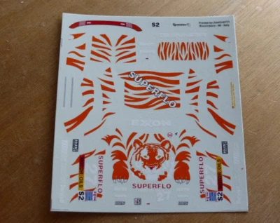 GEMINIMODELCARS 1:43 decals Porsche 993 911 Carrera RS Gunnar-Superflo 24h Daytona 1996 #27