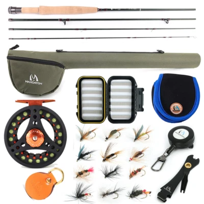 V-light Small Stream Fly Fishing Rod Combo 1/2/3WT Rod, Reel, Line Outfit - Image 1 of 4