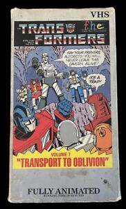 VHS Tape Transformers - "Transport to Oblivion" Vol.7 1984 f.h.e
