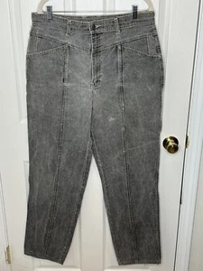 Vintage Sergio Valente Acid Wash Jeans Gray Blue 36x32  80s 90s RN 51611 - Picture 1 of 6