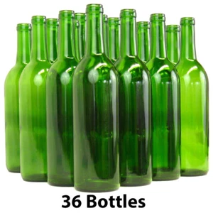Home Brew Ohio 6 Gallon Bottle Set: Green Claret/Bordeaux (36 Bottles) - Picture 1 of 3