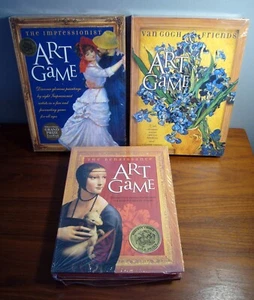 Lot of 3 Van Gogh & Friends The Impressionists  Renaissance Art Card Games New - Picture 1 of 4