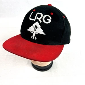 LRG Snapback Cap Lifted Research Group Unisex Adjustable Embroidered Black - Picture 1 of 9