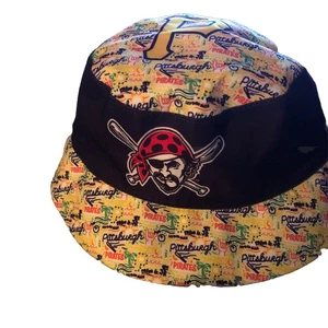Sombrero de cubo Luau hawaiano de los Piratas de Pittsburgh talla 1 para todos. Con patrocinador Levin - Imagen 1 de 7