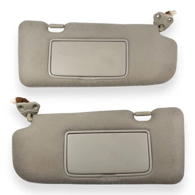 Infiniti G35 2003-2006 conjunto de par de parasoles laterales para conductor y pasajero tela iluminada Foto 1 de 4