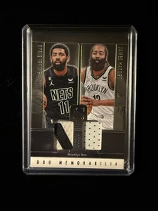 Juego de recuerdos dúo Kyrie Irving James Harden Silhouette Panini 2024-25 usado - Imagen 1 de 2