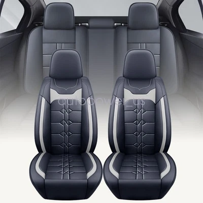 5 Seat Full Set Car Seat Covers Leather For Infiniti EX35 FX35 M35 G35  Foto 1 de 4