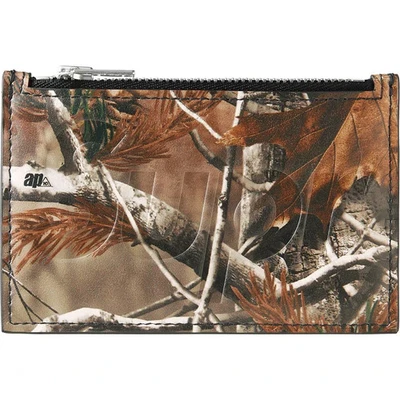 Supreme Leather Zip Card Holder (25FW) Realtree® Hardwoods Camo - Image 1 of 2