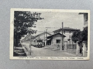 a) Cartolina form pic Campo di Zoro Tizzoro Montagna Pistoiese Pistoia treno  - Picture 1 of 2