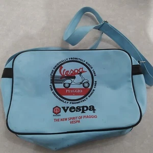 Vespa Piaggio Shoulder Bag Messenger Bag SKY blue - Picture 1 of 20