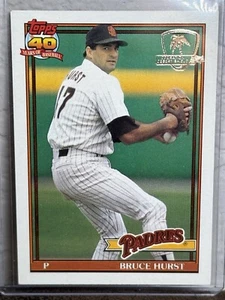 1991 Topps Operation Desert Shield #64 Bruce Hurst San Diego Padres NM 4 - Picture 1 of 2
