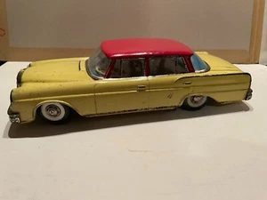 VINTAGE made in Germany Huki 5-15 MMEREDES BENZ 220SE TIN TOY CAR 1960'S ? - Picture 1 of 11