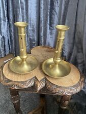 Mid 20th Century  Hand-Crafted Brass Candleholder’s