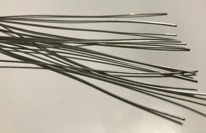 10 x Filo Metallo Acciaio Inox Filo Sagomato per Nasello Maschera Cucito da Te - Foto 1 di 6