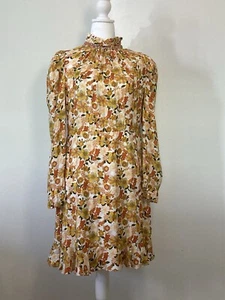 Sandro Paris Floral Jacquard Mini Dress – Size FR 40 - Picture 1 of 7