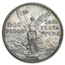1921 Mexico Silver 2 Pesos Winged Victory AU