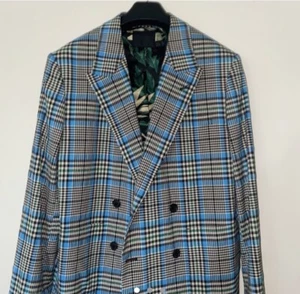 new blue checkered asos blazer - Picture 1 of 3