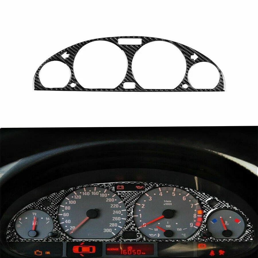 Panel de instrumentos de tablero de fibra de carbono apto para BMW Serie 3 E46 M3 1998-05 Foto 1 de 4