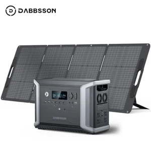 Dabbsson 2330Wh Power Station 2200W Solar Generator +210W Solar Panel Camping RV - Picture 1 of 20