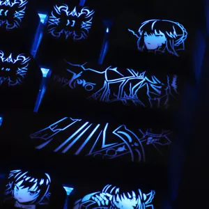 Games Fate/stay night Keycap Set Backlit Keycaps f/Mechanical Keyboard Customiz - Picture 1 of 12
