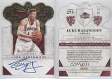 2011-12 Panini Preferred Gold /25 Luke Harangody #275 Auto