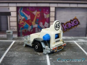 2017 Matchbox White & Silver Speed Trapper Loose D2 - Picture 1 of 3