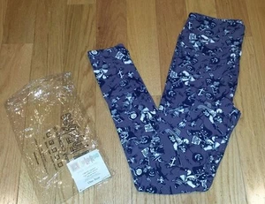 LULAROE ~ LEGGINGS TAGLIA UNICA ~ OS Halloween ~ NUOVO ~ dolcetti o dolcetti - Foto 1 di 1