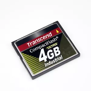 Transcend TS4GCF100I CF Card 4GB Ultra High Speed Industrial CompactFlash Type I - Picture 1 of 3